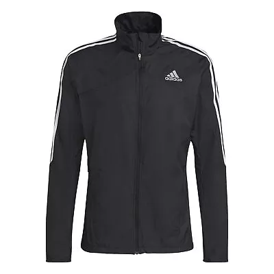 Buy Adidas Mens Marathon Jacket Outerwear Sports Training Fitness Gym Performance • 47.99£