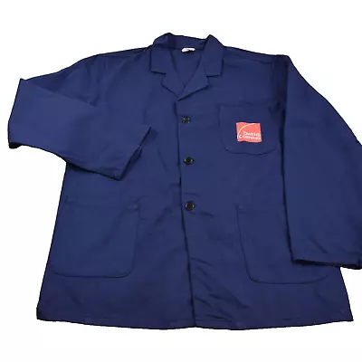 Buy Vtg French EU Worker CHORE Work Shirt Jacket - Sz Large #56 • 21.99£