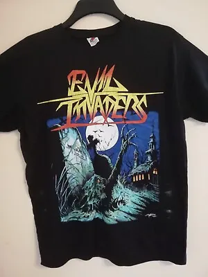 Buy Evil Invaders Shirt L Thrash Slayer Anthrax Megadeth Metallica Testament • 10£