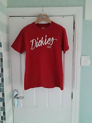 Buy Dickies 1922 Range Hanston T Shirt Workwear Graphic Red ..Never Worn  • 13.75£