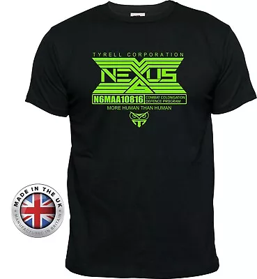Buy Bladerunner T Shirt Tyrell Corporation Nexus Black TShirt. Unisex,ladies Fitted • 21.99£