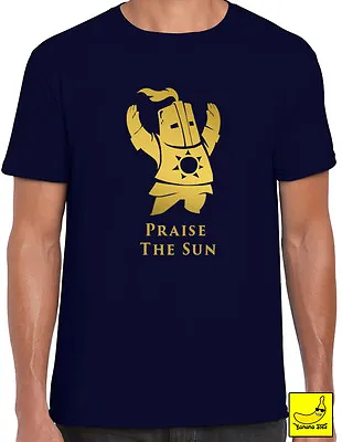 Buy Dark Souls Praise The Sun T-Shirt Solitaire Shrine Card Playstation Gaming Tee • 8.99£