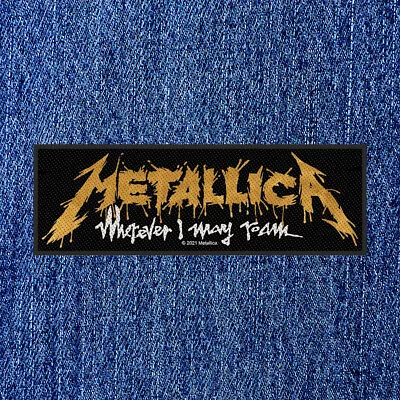 Buy Metallica - Wherever I May Roam (logo) (new) Sew On Patch Official Band Merch • 4.60£