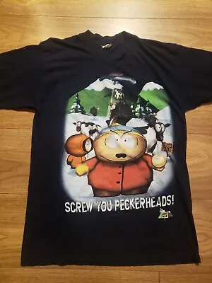 Buy Vintage South Park Shirt Adult Small Black Catman Kenny Retro 90s 1998 Graphic • 26.99£
