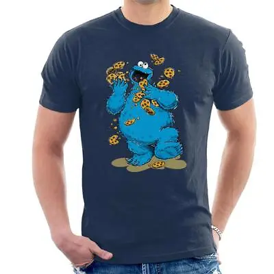 Buy Sesame Street Cookie Monster Cookies Men's T-Shirt • 17.95£