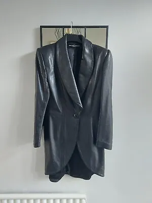 Buy Jean-Louis Scherrer Leather Jacket. Black. Size 10 • 90£