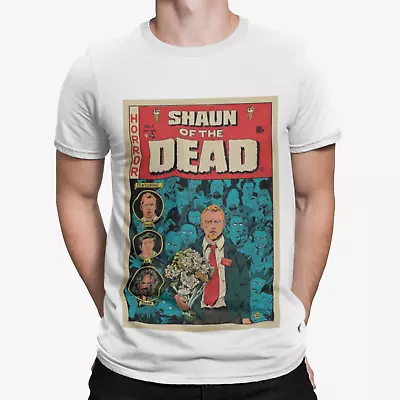 Buy Shaun Of The Dead Comic T-Shirt - Comedy Retro Cool 80s 90s Movie Film Funny • 9.59£