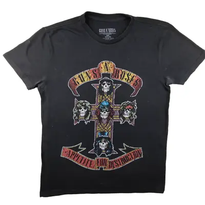 Buy Guns N' Roses Appetite For Destruction 2017 T Shirt Size S Black Band Tee • 21.99£