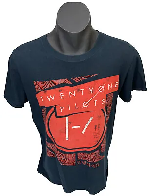 Buy Twenty One Pilots 2016 Tour Australia & NZ Men’s Black T Shirt Sz M Tag Gildan • 18.59£