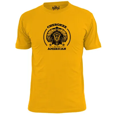 Buy Mens Cherokee Real American T Shirt Native Indian • 9.99£