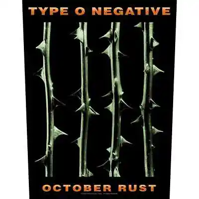 Buy TYPE O NEGATIVE October Rust 2022 GIANT BACK PATCH 36 X 29 Cms OFFICIAL MERCH • 9.95£