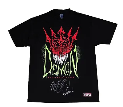 Buy Wwe Finn Balor Hand Signed Autographed Demon Resurrection T-shirt With Proof Coa • 45.12£