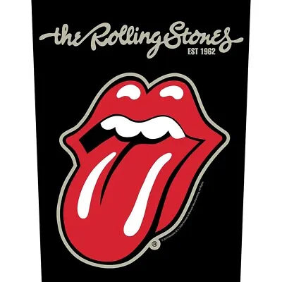 Buy ROLLING STONES Back Patch: PLASTERED TONGUE : Logo Mouth Official Lic Merch Gift • 8.95£