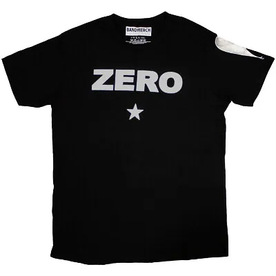 Buy The Smashing Pumpkins 'Zero Sleeve Print' Black T-Shirt OFFICIAL • 15.19£