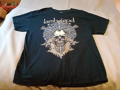 Buy Lamb Of God Resolution 2014 Tour Gig Black  T-Shirt Size XL Heavy Metal Rock  • 9.99£