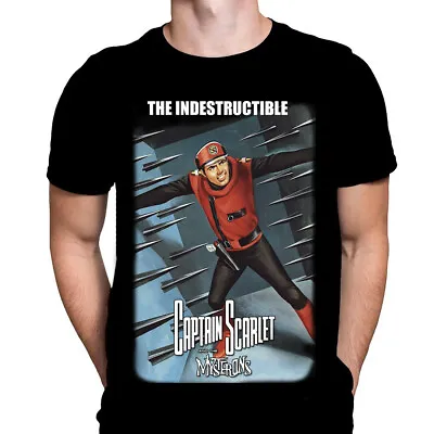 Buy INDESTRUCTIBLE CAPT SCARLET - Movie Poster Art  - T-Shirt / 60'S  TV SHOW • 22.45£