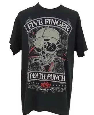 Buy Five Finger Death Punch Las Vegas T-Shirt Unisex Large Black Heavy Metal New  • 13.99£