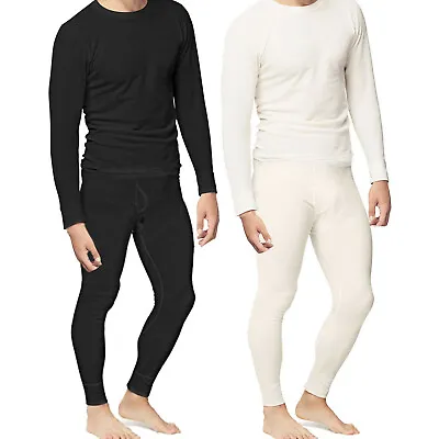 Buy Mens Thermal Long Johns Top Bottom Underwear Trouser TShirt Set Full Half Sleeve • 5.49£