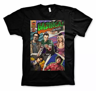 Buy Officially Licensed TBBT- Bazinga Comic Cover BIG&TALL 3XL,4XL,5XL Men's T-Shirt • 22.98£