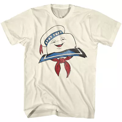 Buy Ghostbusters Stay Puft Marshmallow Man Head Men's T Shirt Costume Cartoon Movie • 23.15£