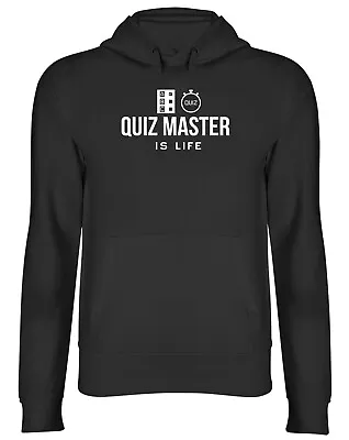 Buy Quiz Master Is Life Mens Womens Hooded Top Hoodie • 17.99£
