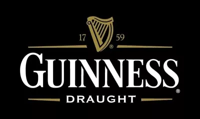 Buy Guinness Draught Beer Flag, Bar, Pub, Mancave, (95cm X 78cm) • 7£