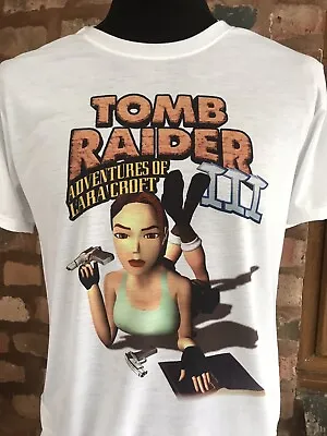 Buy Tomb Raider 3 T-shirt - Mens & Women's Sizes S-XXL - Adventures Of Lara Croft • 15.99£