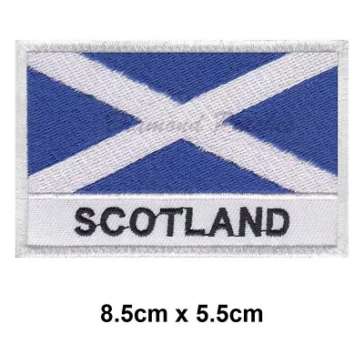 Buy Scotland Country Flag Embroidery Patch Iron Sew On  Badge Fashion Badge Biker • 2.49£