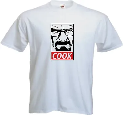 Buy COOK -  Mens Breaking Bad T-Shirt STOCK CLEARANCE! White Large • 3.99£
