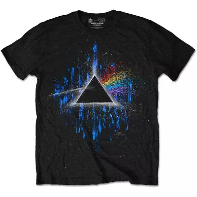 Buy Pink Floyd Dark Side Of The Moon Paint Official Tee T-Shirt Mens • 15.99£