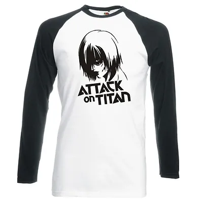 Buy Attack On Titan, Anime  Annie...  Unisex, Raglan, Longsleeve Baseball T-shirt • 16.99£