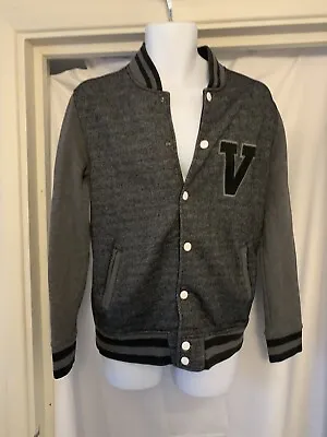 Buy Voi Jean's Varsity Jacket No 88  Size Large Black / Grey With V Logo VGC • 15£