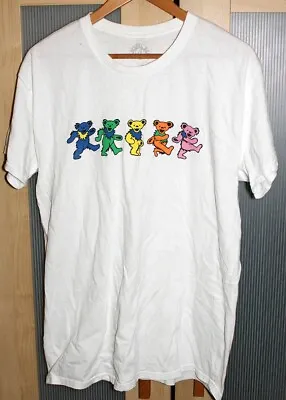 Buy Official Grateful Dead Dancing Bears Tee T-Shirt Mens Small Size (Good) • 9.99£