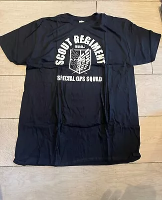 Buy Official Attack On Titan Special Ops Squad Black T-Shirt Size XXL Brand New • 7.99£