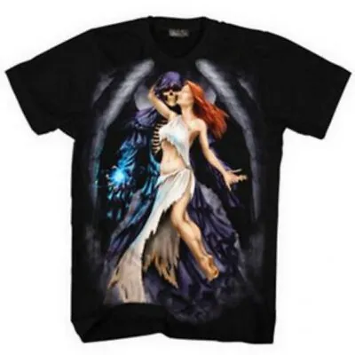 Buy Darkside Clothing Death And The Maiden Mens Double Sided T Shirt, Size XL • 7.50£
