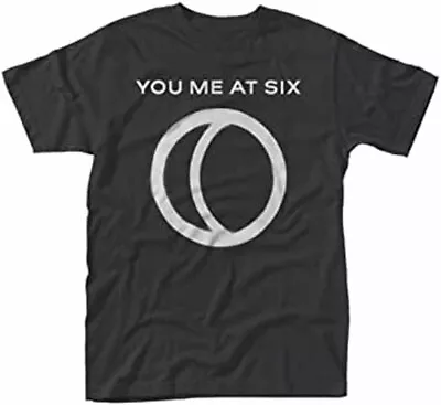 Buy Official You Me At Six Half Moon Mens Black T Shirt You Me At Six Classic Tee • 14.95£