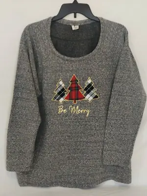 Buy EST. 1946 Grey Women Light Sweatshirt Size XL Long Sleeves Sweater  Be Merry  • 21.37£