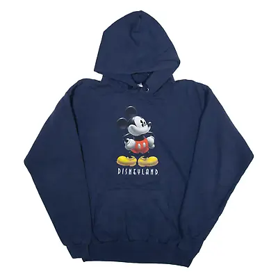 Buy DISNEY Mickey Mouse Hoodie Blue Pullover Mens M • 17.99£