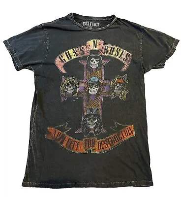 Buy Guns N Roses Appetite For Destruction 1987 UK Tour T Shirt Size Small. • 35.99£