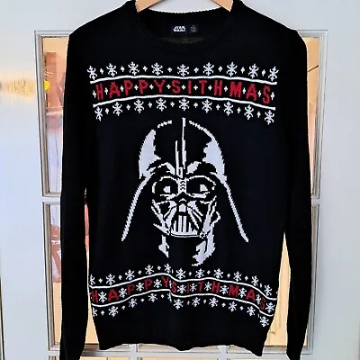 Buy Star Wars Darth Vader Funny Christmas Jumper Happy Sithmas Black Size Small  • 14.99£