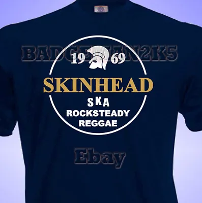 Buy SKINHEAD SKA REGGAE ROCKSTEADY SPIRIT Of  69 Mens Cotton T-Shirt • 11.95£