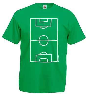 Buy FOOTBALL PITCH Motif T-shirt, Lean Brown • 13.84£
