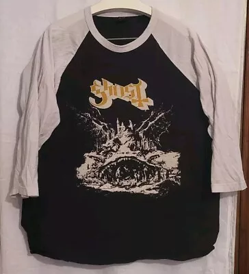 Buy Rare GHOST Prequelle Raglan 3/4 Sleeve T-Shirt Size Xl • 14.99£