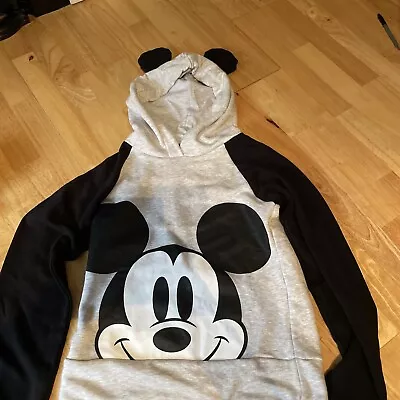 Buy Womens Disney Hoodie Mickey Mouse Small  • 8.29£