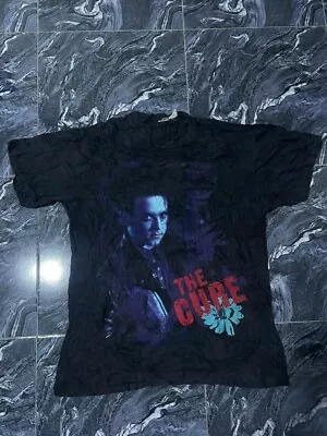 Buy Vintage THE CURE Shirt 1989 Disintegration Concert Shirt Band Tee Goth Shirt L • 180£