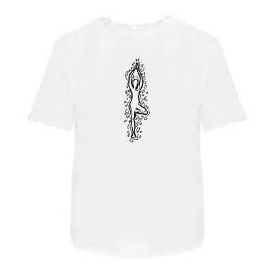 Buy 'Stylised Yoga Pose' Men's / Women's Cotton T-Shirts (TA022850) • 11.89£