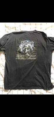 Buy D12 World T Shirt Vintage Retro 2004 Black Album Cover Eminem Size XL Hiphop Rap • 45£