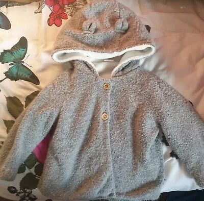 Buy Baby Girls Wooly Jacket - 12-18mths • 1£