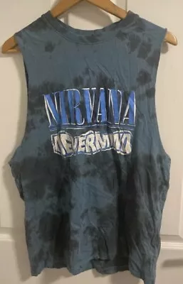 Buy Nirvana Vest Grunge Rock Merch Tank T Shirt Size XS Kurt Cobain Dave Grohl • 12.95£