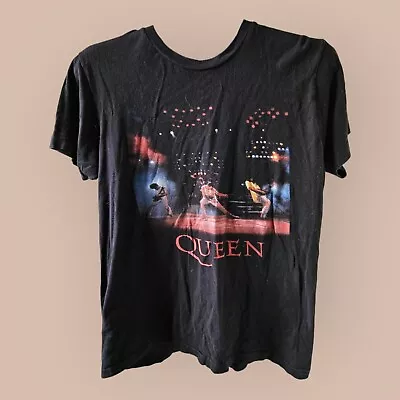 Buy Retro Queen Live Shot Freddie Mercury Band T Shirt Size Medium  • 9.99£